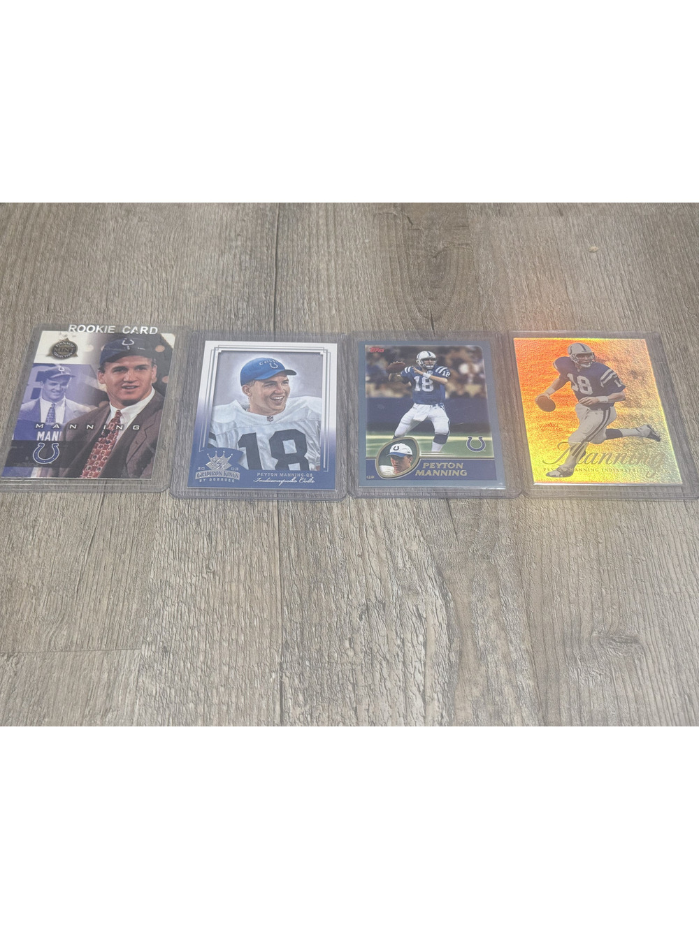 1998 Pinnacle Peyton Manning RC Rookie Lot 4 Cards Indianapolis Colts